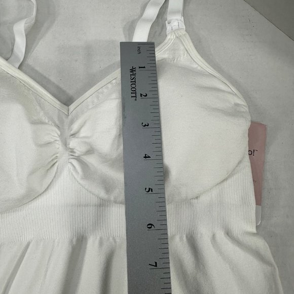 Bravado Basics Women's Size Large Slimming Maternity And Nursing Cami White New - Picture 11 of 14
